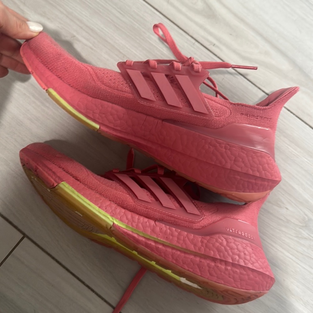 Pink adidas ultra boost